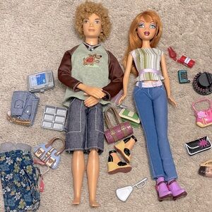My Scene Lot Bryant & Kenzie w/ Clothes & Accessories